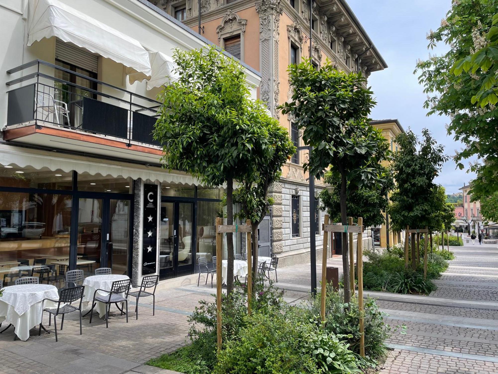 Hotel Central Giacomini Salò Exteriér fotografie